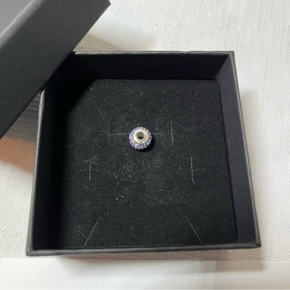 Hillberg Berk charm bead pendant with Swarovski crystals New - Picture 4 of 4